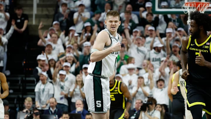 Michigan State forward Jaxon Kohler
