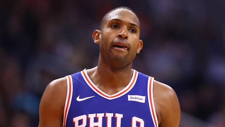 Nov 4, 2019; Phoenix, AZ, USA; Philadelphia 76ers forward Al Horford (42) against the Phoenix Suns at Talking Stick Resort Arena. Mandatory Credit: Mark J. Rebilas-Imagn Images Nov 4, 2019; Phoenix, AZ, USA; Philadelphia 76ers forward Al Horford (42) against the Phoenix Suns at Talking Stick Resort Arena. Mandatory Credit: Mark J. Rebilas-Imagn Images