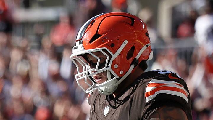 Cleveland Browns offensive tackle Austin Barber Cleveland Browns offensive tackle Austin Barber