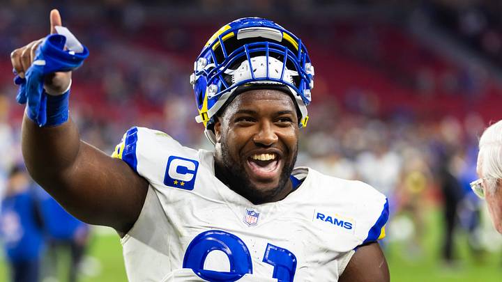 Los Angeles Rams defensive end Kobie Turner. Los Angeles Rams defensive end Kobie Turner.