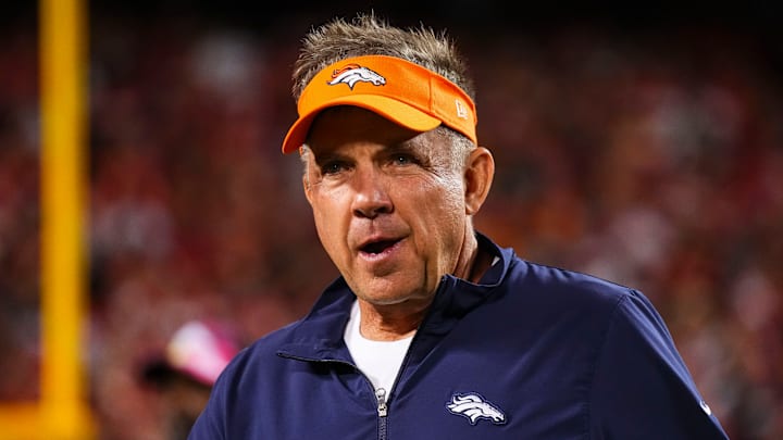 Denver Broncos head coach Sean Payton