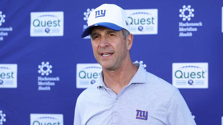 New York Giants - head coach John Harbaugh New York Giants - head coach John Harbaugh