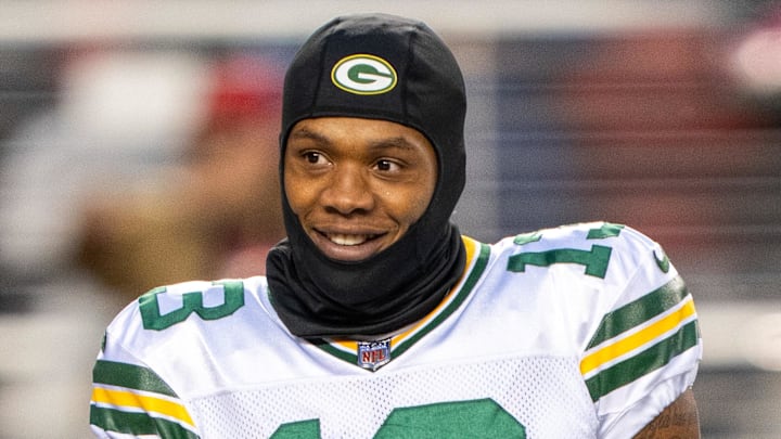 Green Bay Packers wide receiver Dontayvion Wicks