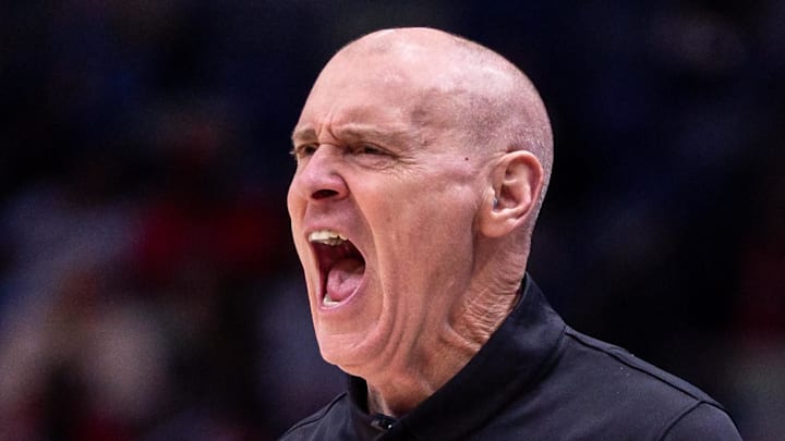 Indiana Pacers Head Coach Rick Carlisle reacts to a play against the New Orleans Pelicans.
