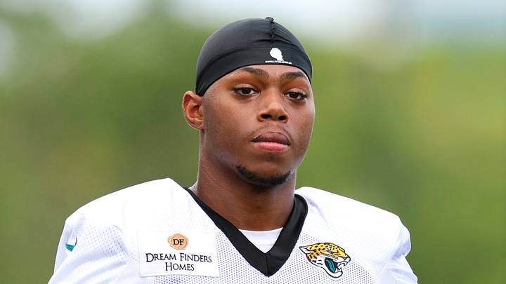 Aug 2, 2026; Jacksonville, FL, USA; Jacksonville Jaguars safety Rayuan Lane III (25) participates in training camp at Miller Electric Center. Mandatory Credit: Nathan Ray Seebeck-Imagn Images