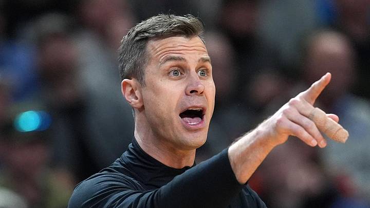 Mar 19, 2026; Greenville, SC, USA; Duke Blue Devils head coach Jon Scheyer reacts in the first half during a first round game of the men's 2026 NCAA Tournament at Bon Secours Wellness Arena. Mandatory Credit: Jim Dedmon-Imagn Images Mar 19, 2026; Greenville, SC, USA; Duke Blue Devils head coach Jon Scheyer reacts in the first half during a first round game of the men's 2026 NCAA Tournament at Bon Secours Wellness Arena. Mandatory Credit: Jim Dedmon-Imagn Images