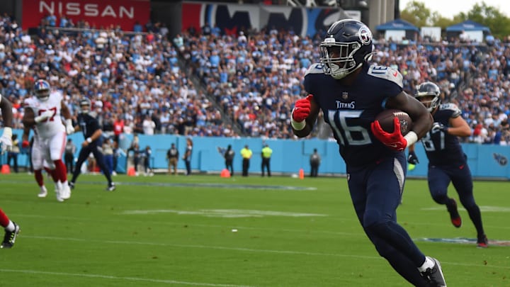 Tennessee Titans wide receiver Treylon Burks.
