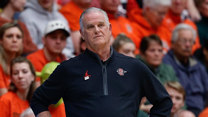 San Diego State Aztecs head coach Brian Dutcher.