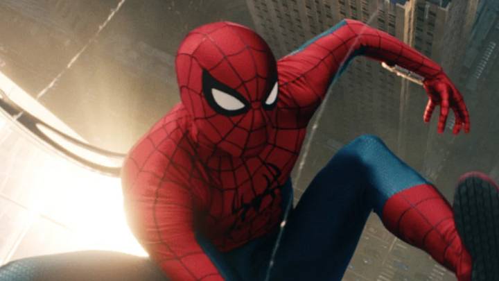 Spider-Man and Boomerang in Columbia Pictures SPIDER-MAN™: BRAND NEW DAY.