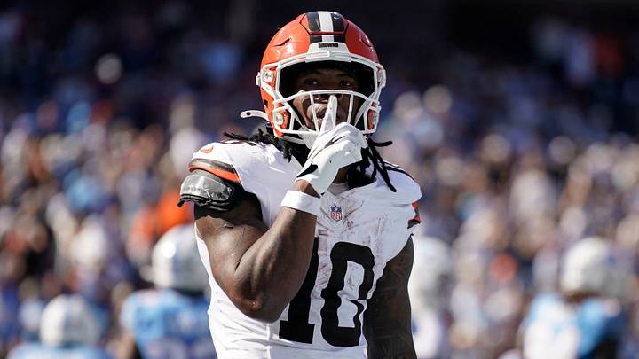 Cleveland Browns running back Quinshon Judkins