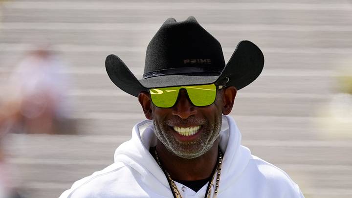 Sep 12, 2026; Boulder, Colorado, USA; Colorado Buffaloes head coach Deion Sanders before the game against Weber State at Folsom Field. Sep 12, 2026; Boulder, Colorado, USA; Colorado Buffaloes head coach Deion Sanders before the game against Weber State at Folsom Field.