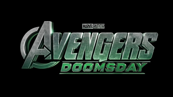 The official logo for Marvel Studios' Avengers: Doomsday. The official logo for Marvel Studios' Avengers: Doomsday.