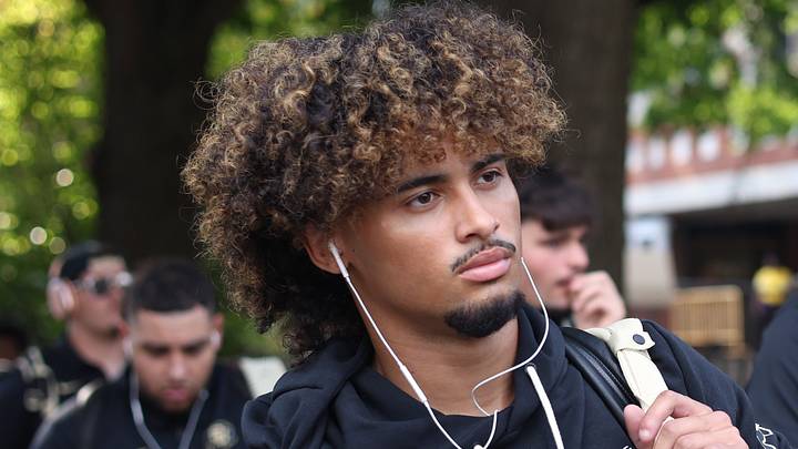 Sep 3, 2026; Atlanta, Georgia, USA; Colorado Buffaloes quarterback Julian Lewis (10) arrives at Bobby Dodd Stadium at Hyundai Field. Sep 3, 2026; Atlanta, Georgia, USA; Colorado Buffaloes quarterback Julian Lewis (10) arrives at Bobby Dodd Stadium at Hyundai Field.
