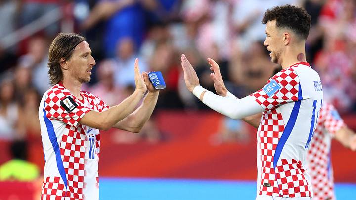 Luka Modric, Ivan Perisic, Croacia
