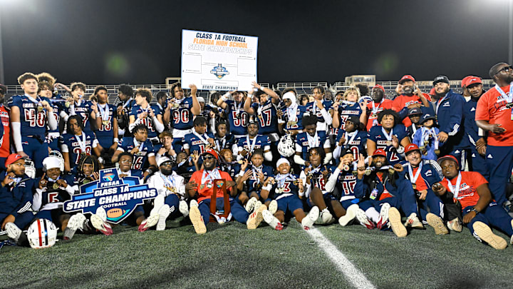 Chaminade-Madonna defeated CCC, 42-7, for the Class 1A state championship at Pitbull Stadium