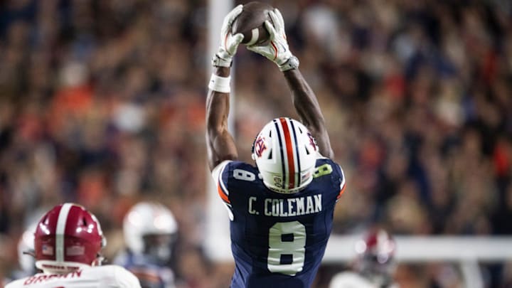 Former Auburn Tigers wide receiver Cam Coleman could remain in the SEC as he transfers out of the program.