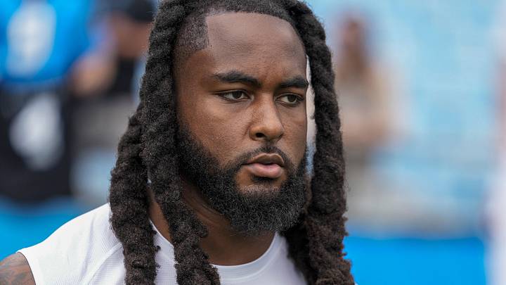 Carolina Panthers outside linebacker Patrick Jones II Carolina Panthers outside linebacker Patrick Jones II