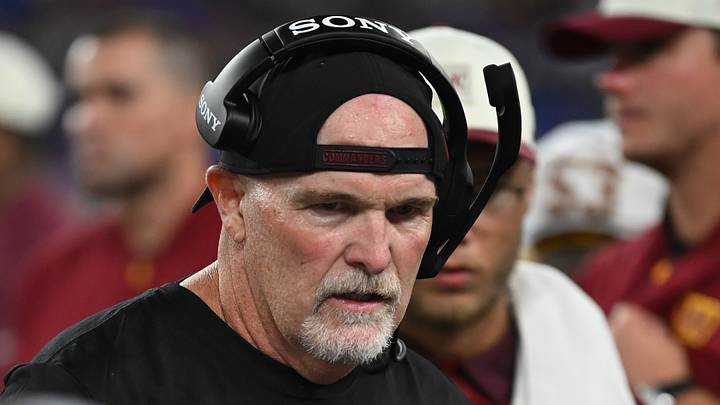 Washington Commanders head coach Dan Quinn Washington Commanders head coach Dan Quinn
