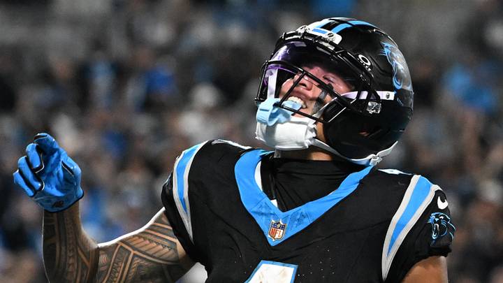 Carolina Panthers wide receiver Tetairoa McMillan 