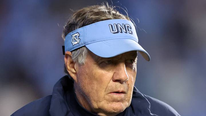 Oct 24, 2026; Chapel Hill, North Carolina, USA; North Carolina Tar Heels head coach Bill Belichick before the game against Syracuse Orange at Kenan Stadium. Mandatory Credit: Cory Knowlton-Imagn Images Oct 24, 2026; Chapel Hill, North Carolina, USA; North Carolina Tar Heels head coach Bill Belichick before the game against Syracuse Orange at Kenan Stadium. Mandatory Credit: Cory Knowlton-Imagn Images