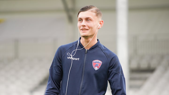 Mathis Cohade s'apprête à disputer une finale de Coupe Gambardella