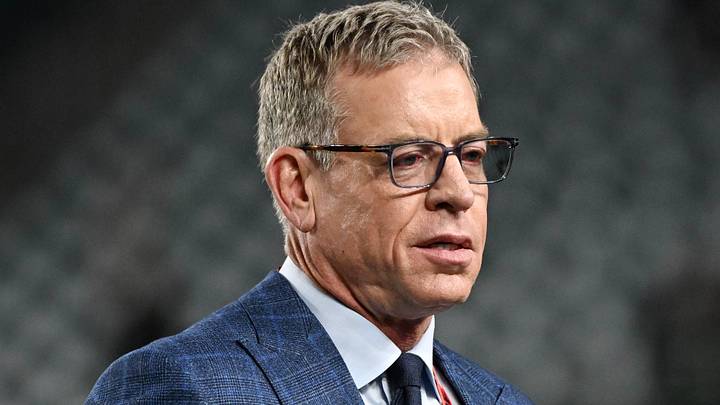 Troy Aikman looks on before the game between Dallas Cowboys and Philadelphia Eagles at Lincoln Financial Field. Troy Aikman looks on before the game between Dallas Cowboys and Philadelphia Eagles at Lincoln Financial Field.