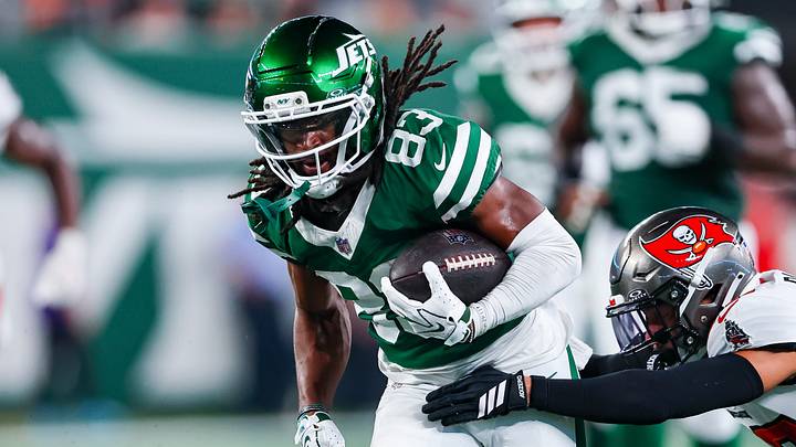 New York Jets wide receiver Omar Cooper Jr. New York Jets wide receiver Omar Cooper Jr.