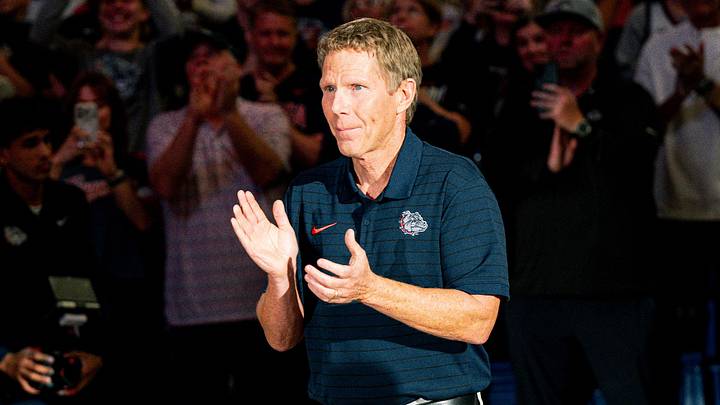 Gonzaga Bulldogs head coach Mark Few. Gonzaga Bulldogs head coach Mark Few.