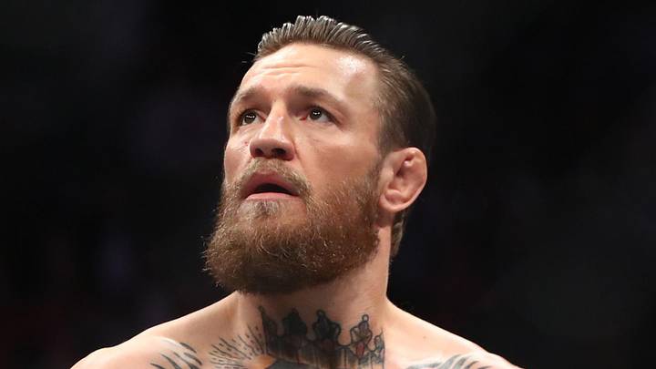 January 18, 2020; Las Vegas, Nevada, USA; Conor McGregor holds an Irish flag as he celebrates his first round TKO victory against Donald Cerrone following UFC 246 at T-Mobile Arena. Mandatory Credit: Mark J. Rebilas-Imagn Images
January 18, 2020; Las Vegas, Nevada, USA; Conor McGregor holds an Irish flag as he celebrates his first round TKO victory against Donald Cerrone following UFC 246 at T-Mobile Arena. Mandatory Credit: Mark J. Rebilas-Imagn Images