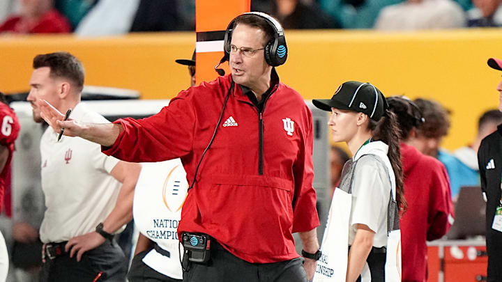 Curt Cignetti was not happy with the officials in the first half of the national championship game