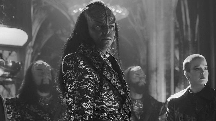 Demore Barnes as Kor in season 4, episode 4, of Star Trek: Strange New Worlds streaming on Paramount+, 2026. Photo Credit: Jan Thijs/Paramount+ Demore Barnes as Kor in season 4, episode 4, of Star Trek: Strange New Worlds streaming on Paramount+, 2026. Photo Credit: Jan Thijs/Paramount+