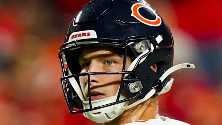 Chicago Bears quarterback Tyson Bagent