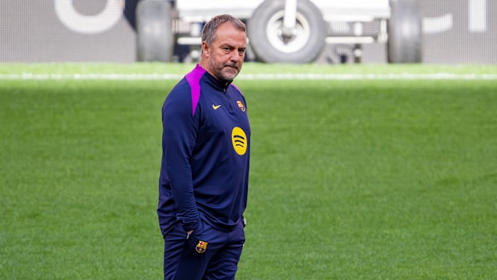 FC Barcelona Training Session And Press Conference - UEFA Champions League 2025/26 Quarter-Final