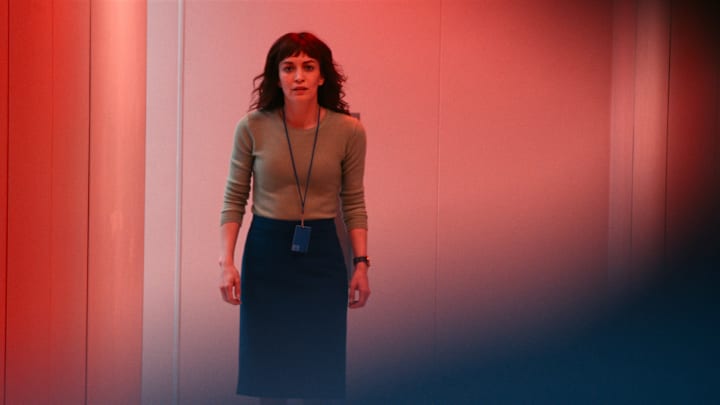 Britt Lower in "Severance," now streaming on Apple TV+.