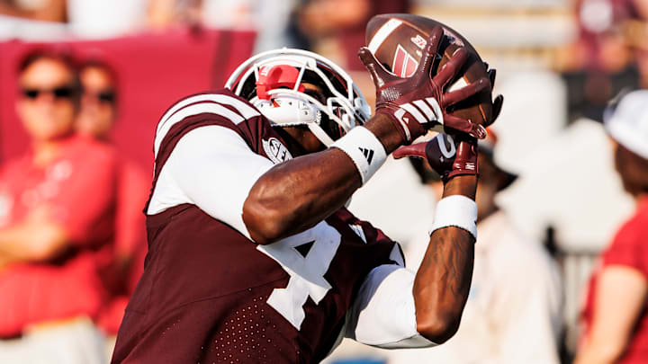 Mississippi State wide receiver Jordan Mosley makes a catch in the second half of the Bulldogs' win Saturday against Northern Illinois. Mississippi State wide receiver Jordan Mosley makes a catch in the second half of the Bulldogs' win Saturday against Northern Illinois.