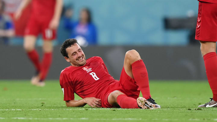 Thomas Delaney s'est blessé lors de Danemark - Tunisie