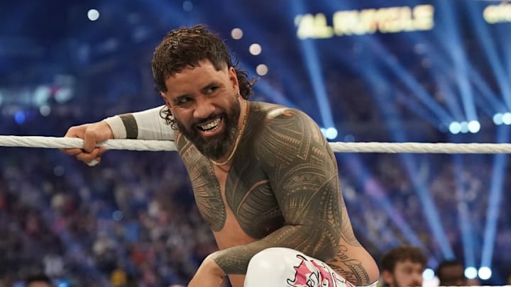 Jey Uso addressing his Royal Rumble win tonight on Raw