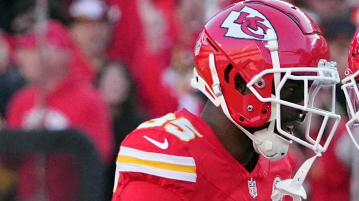 Kansas City Chiefs cornerback Jaylen Watson (35). Mandatory Credit: Denny Medley-Imagn Images