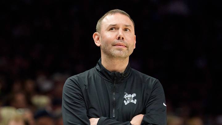 Apr 25, 2026; Minneapolis, Minnesota, USA; Denver Nuggets head coach David Adelman reacts to a call in the second quarter against the Minnesota Timberwolves at Target Center. Mandatory Credit: Matt Blewett-Imagn Images Apr 25, 2026; Minneapolis, Minnesota, USA; Denver Nuggets head coach David Adelman reacts to a call in the second quarter against the Minnesota Timberwolves at Target Center. Mandatory Credit: Matt Blewett-Imagn Images