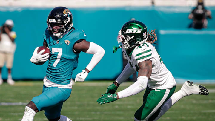 Jacksonville Jaguars wide receiver Brian Thomas Jr. Jacksonville Jaguars wide receiver Brian Thomas Jr.