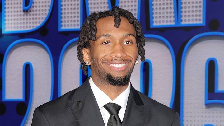 Jun 23, 2026; New York, NY, USA; Draft prospect Darryn Peterson poses for photos on the red carpet before the 2026 NBA draft at Barclays Center. Mandatory Credit: Brad Penner-Imagn Images Jun 23, 2026; New York, NY, USA; Draft prospect Darryn Peterson poses for photos on the red carpet before the 2026 NBA draft at Barclays Center. Mandatory Credit: Brad Penner-Imagn Images