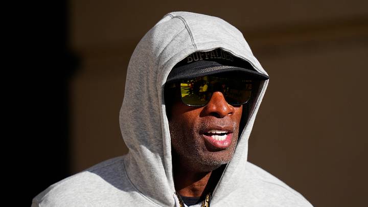 Oct 3, 2026; Boulder, Colorado, USA; Colorado Buffaloes head coach Deion Sanders before the game against the Texas Tech Red Raiders at Folsom Field. Mandatory Credit: Ron Chenoy-Imagn Images Oct 3, 2026; Boulder, Colorado, USA; Colorado Buffaloes head coach Deion Sanders before the game against the Texas Tech Red Raiders at Folsom Field. Mandatory Credit: Ron Chenoy-Imagn Images