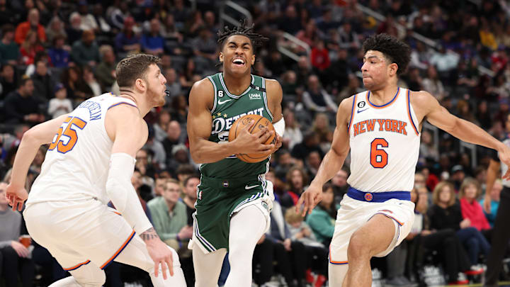 New York Knicks v Detroit Pistons