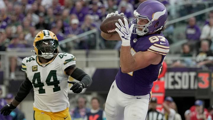Veteran TE T.J. Hockenson played a role in how Sports Illustrated's Adam Carlson feels about the Vikings' offence moving forward. Veteran TE T.J. Hockenson played a role in how Sports Illustrated's Adam Carlson feels about the Vikings' offence moving forward.
