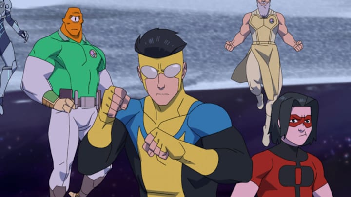 ITech Jacket, Allen The Alien (Seth Rogen), Invincible (Steven Yeun), Great Thaedus (Peter Cullen), Oliver Grayson (Christian Convery), 