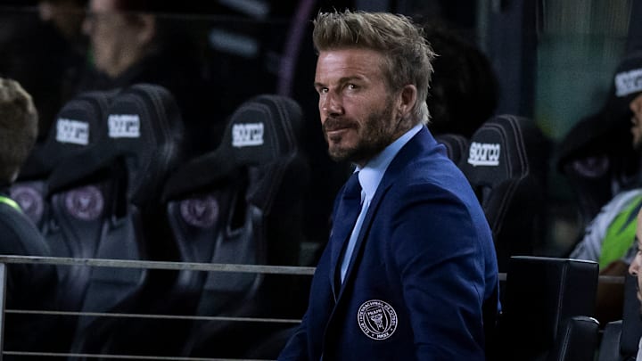 David Beckham attending FC Dallas vs Inter Miami