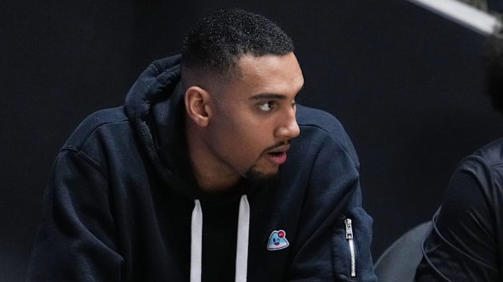 Purdue Boilermakers forward Trey Kaufman-Renn (4) sits on the sidelines