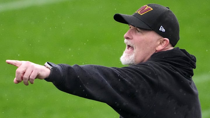 Washington Commanders head coach Dan Quinn Washington Commanders head coach Dan Quinn