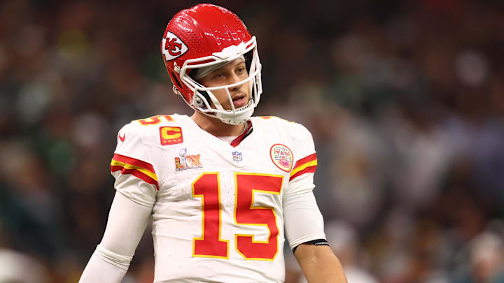 Kansas City Chiefs quarterback Patrick Mahomes (15).