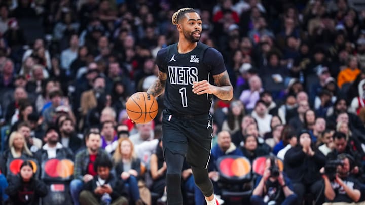 D'Angelo Russell volvió a los Brooklyn Nets, tras ser cambiado desde Los Angeles Lakers la semana pasada 